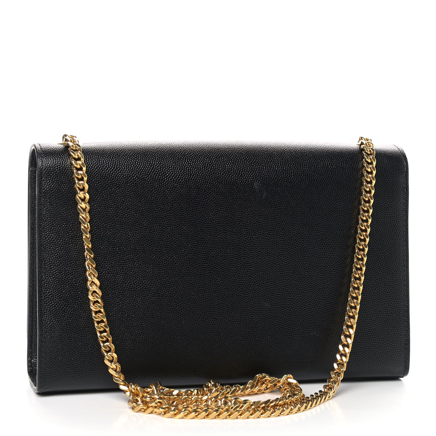 Grain De Poudre Medium Classic Monogram Kate Satchel Black