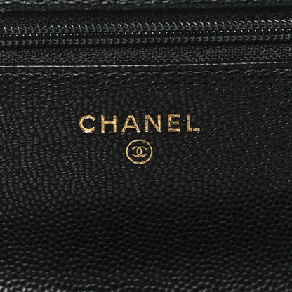 Chanel Caviar Quilted Coco First Wallet On Chain WOC Black 6 of 11