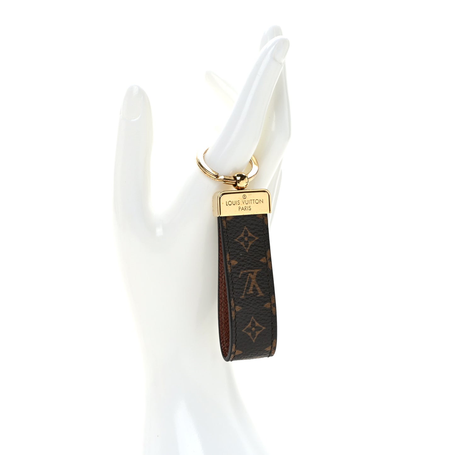 LOUIS VUITTON Monogram Dragonne Key Holder