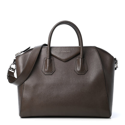 Givenchy Sugar Goatskin Medium Antigona Heather Grey 1 of 6