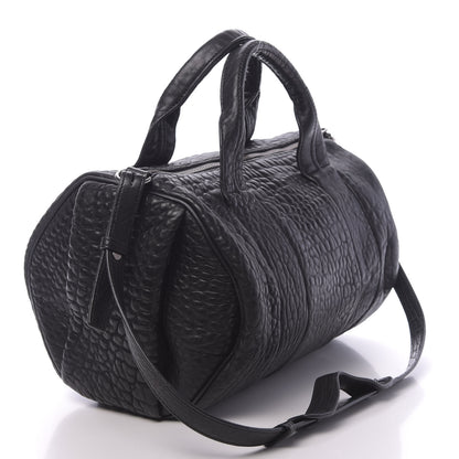 Alexander Wang Pebbled Lambskin Rocco Black Nickel Hardware 2 of 11