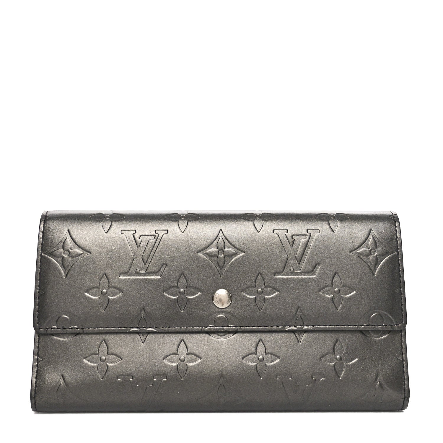 Louis Vuitton Mat Monogram Porte Tresor International Gris 1 of 8