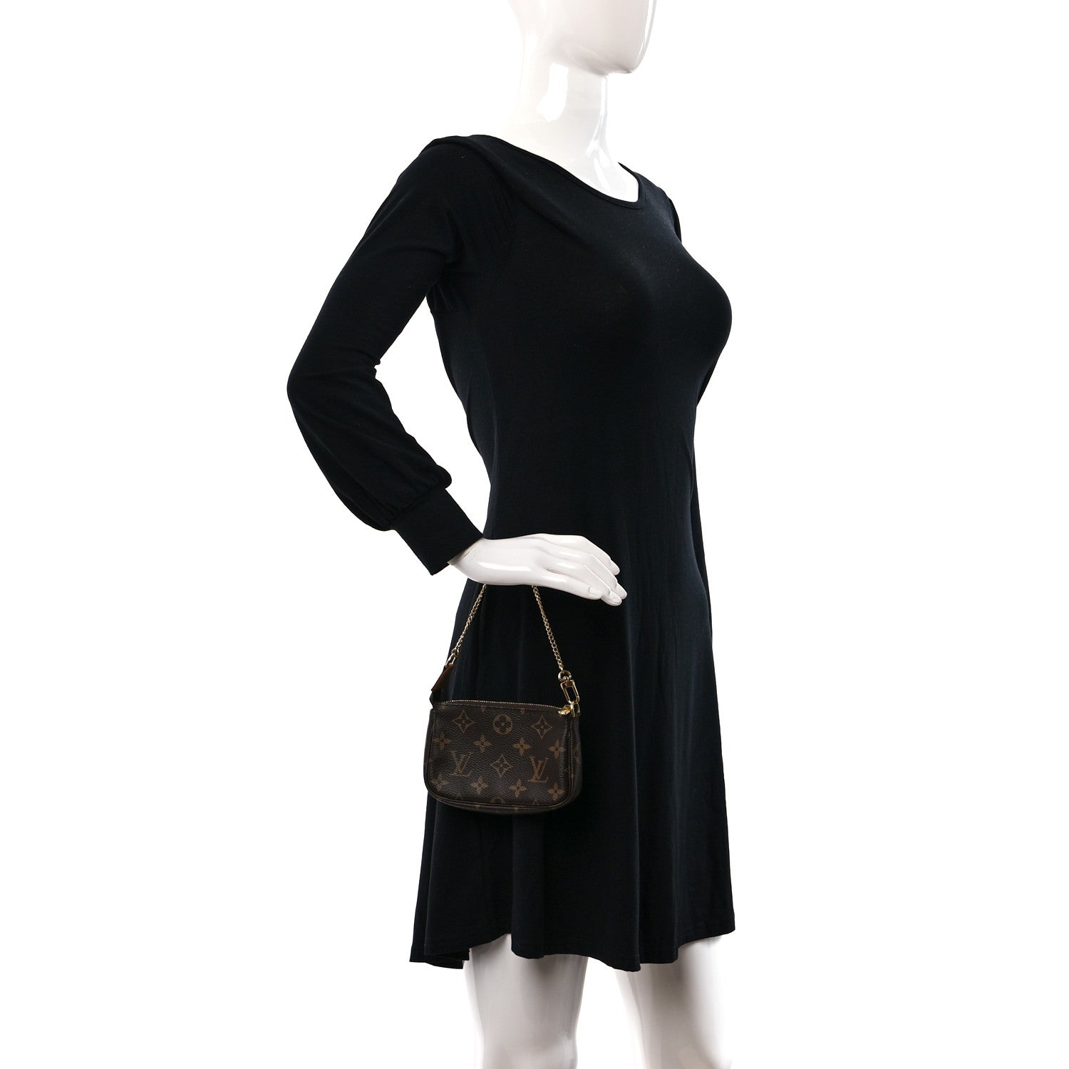 Louis Vuitton Monogram Mini Pochette Accessories 2 of 7