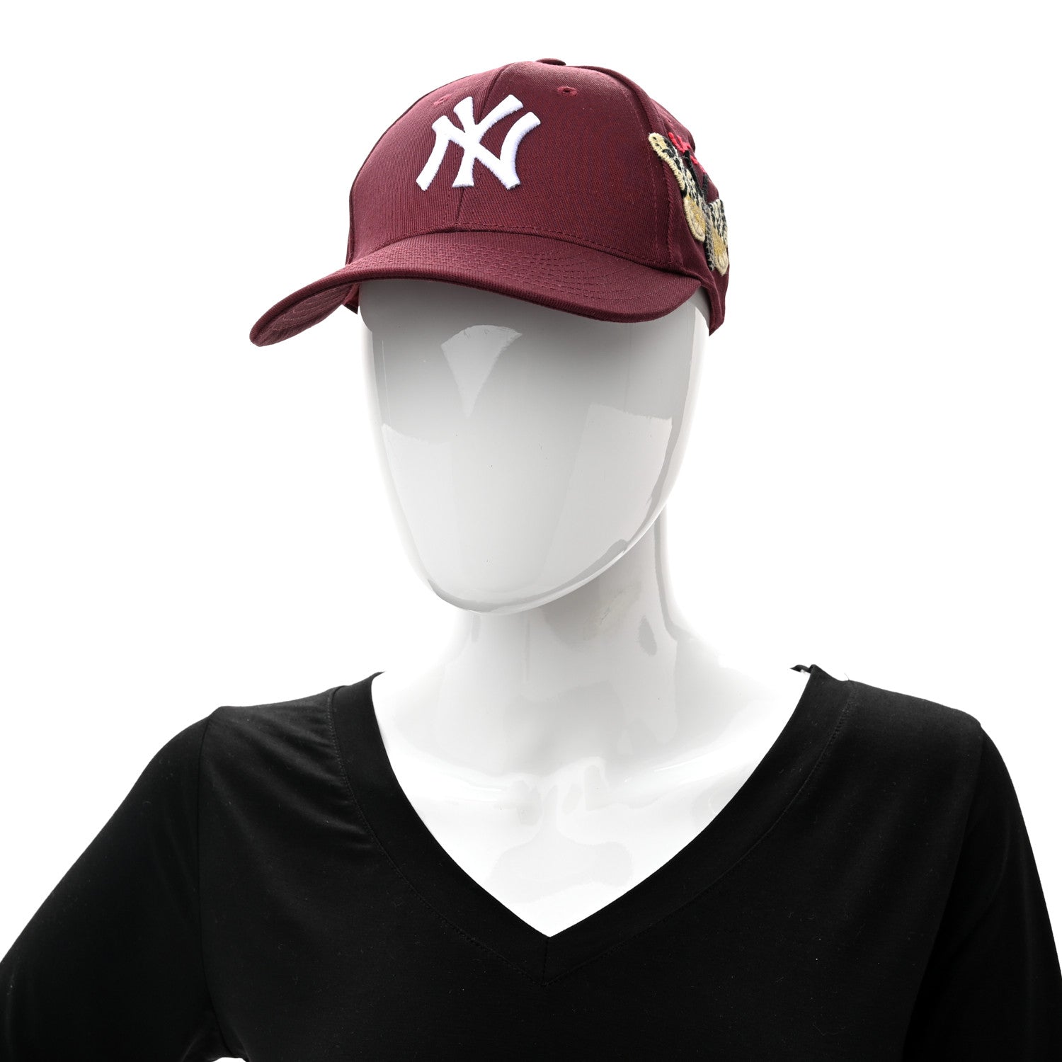 Gucci X MLB Cotton NY Yankees Baseball Hat 57-61 Lacquer 1237275