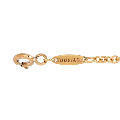 Tiffany 18K Yellow Gold Elsa Peretti Open Heart Bracelet 3 of 8