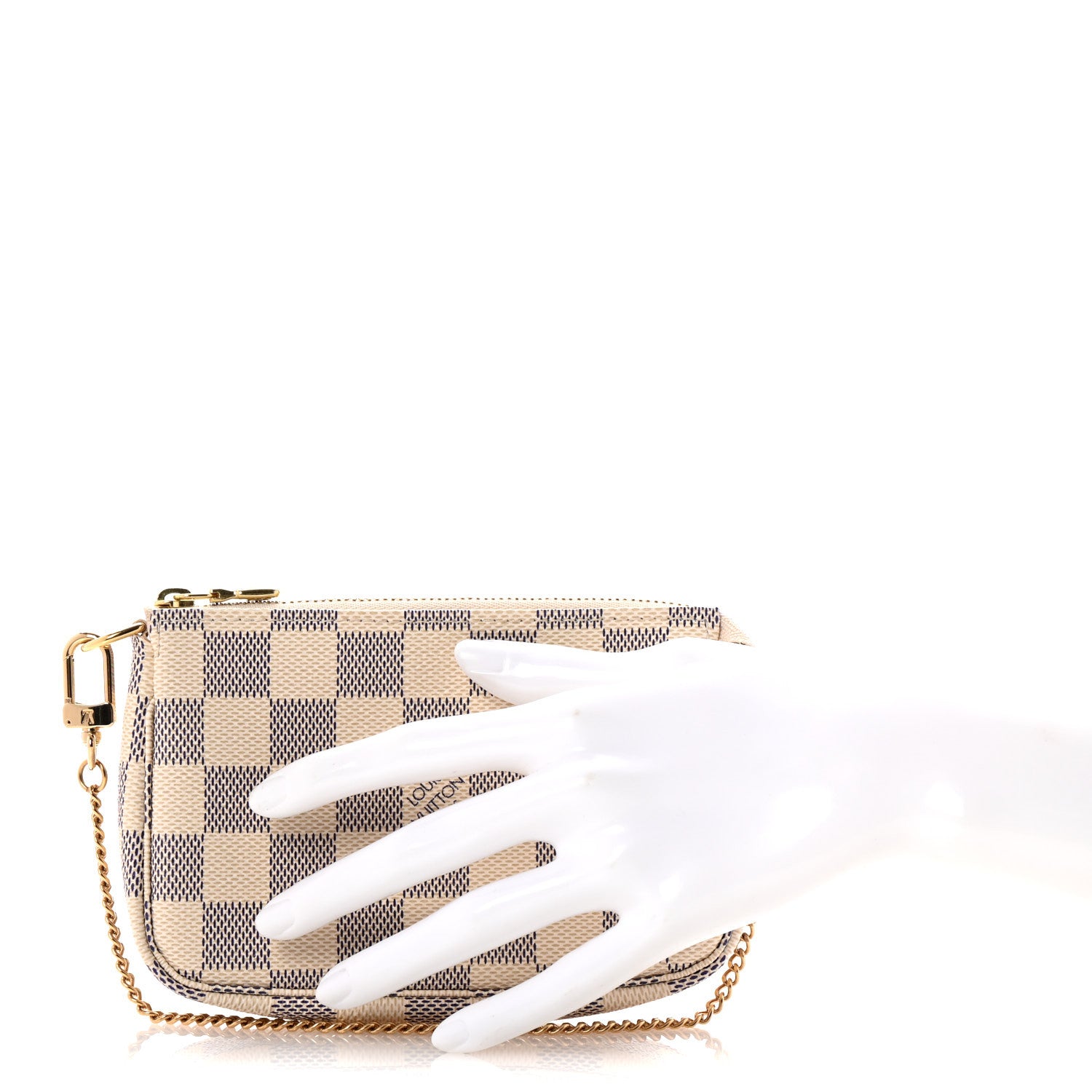 Louis Vuitton Damier Azur Mini Pochette Accessories 2 of 9
