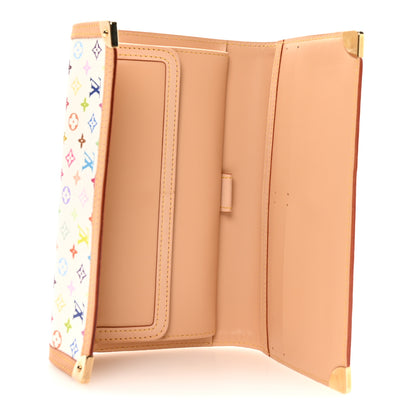 Louis Vuitton Monogram Multicolor Porte Tresor International Wallet White 5 of 7