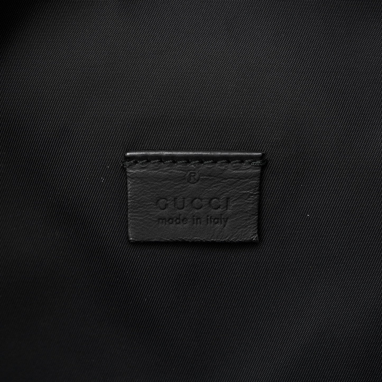Guccissima Waist Belt Bag Black