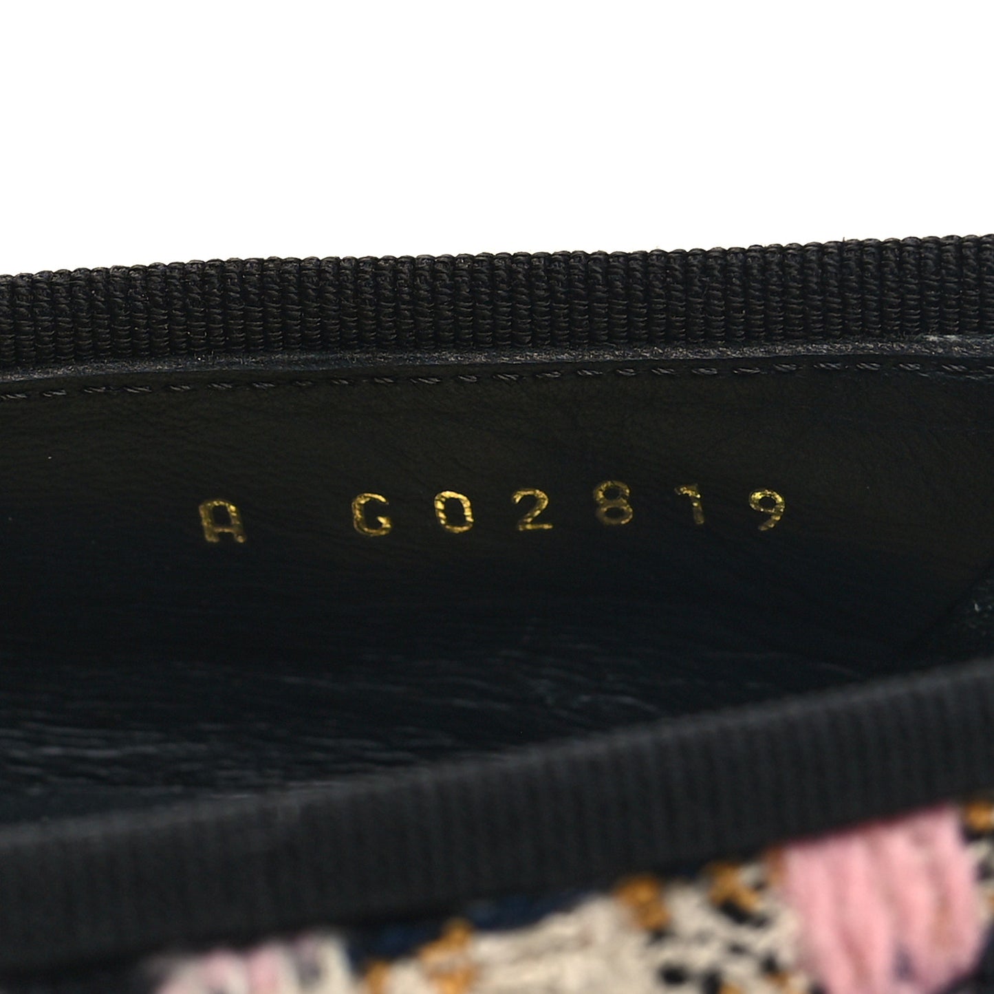 Wool Cotton Tweed Corduroy Cap Toe Ballerina Flats 37.5 Pink Black Multicolor