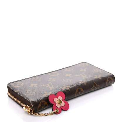 Louis Vuitton Monogram Blooming Flowers Clemence Wallet 4 of 7