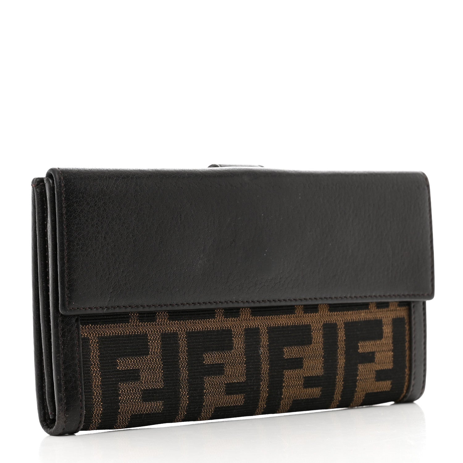 Fendi Zucca Continental Wallet Tobacco 3 of 6