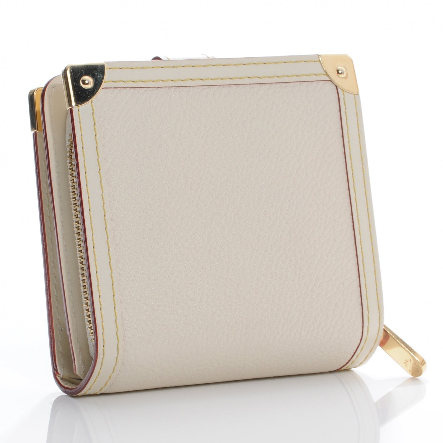 Louis Vuitton Suhali Compact Zipped Wallet White 3 of 7