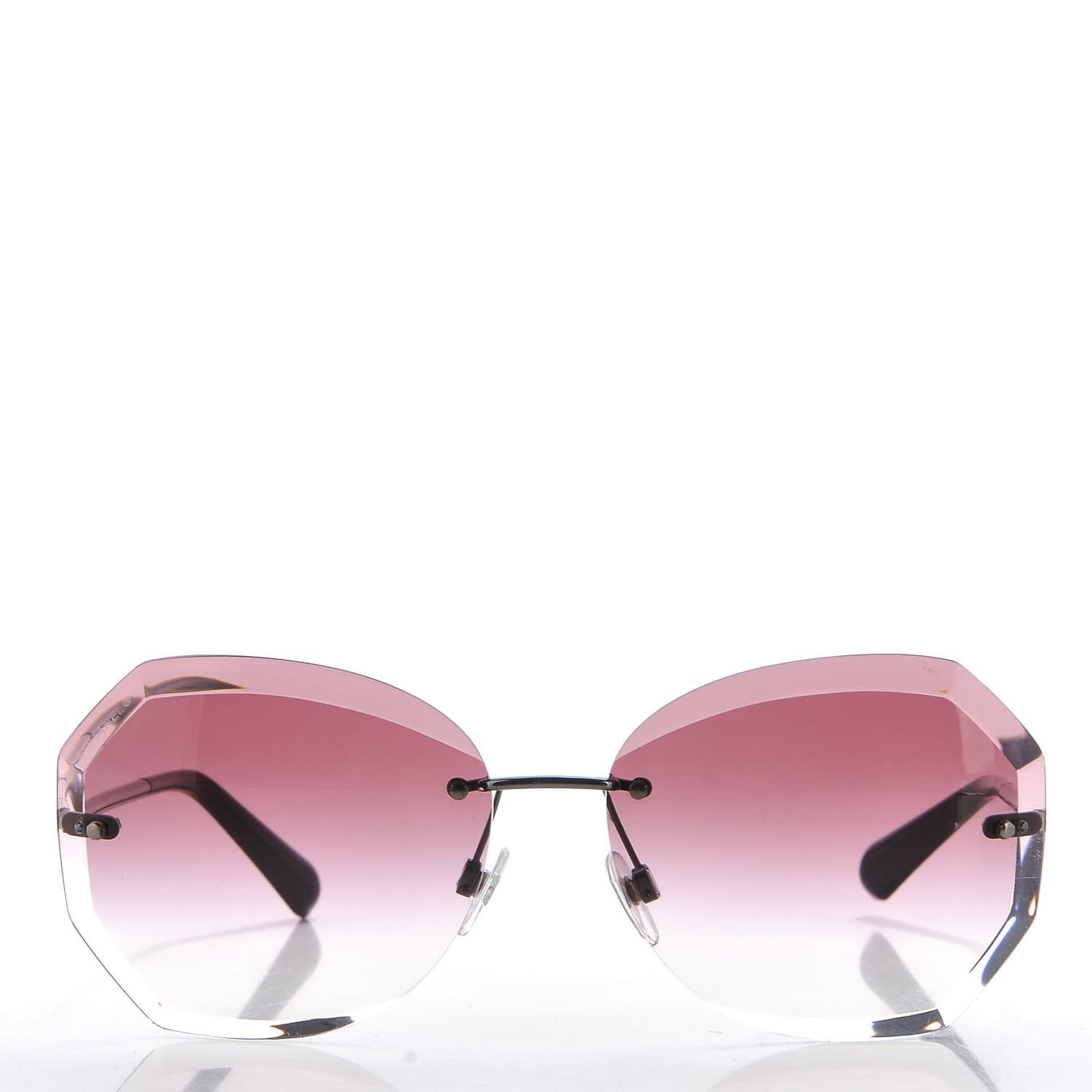 Metal Spring Round Sunglasses 4220 Pink