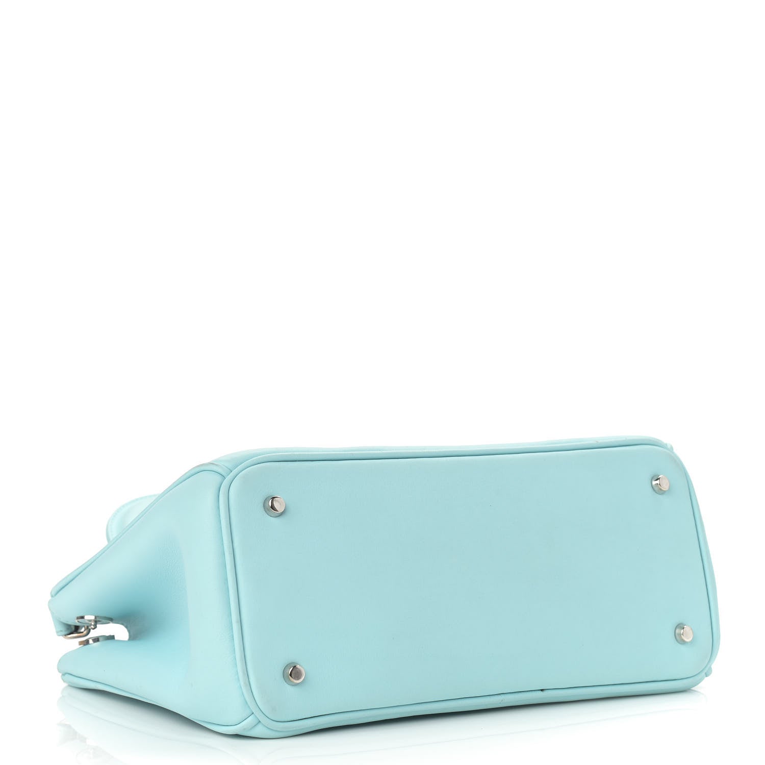 Christian Dior Smooth Calfskin Medium Diorissimo Tote Blue 4 of 15