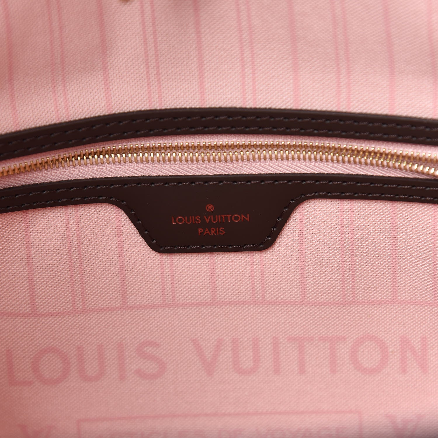Louis Vuitton Damier Ebene Neo Neverfull MM Rose Ballerine 8 of 12