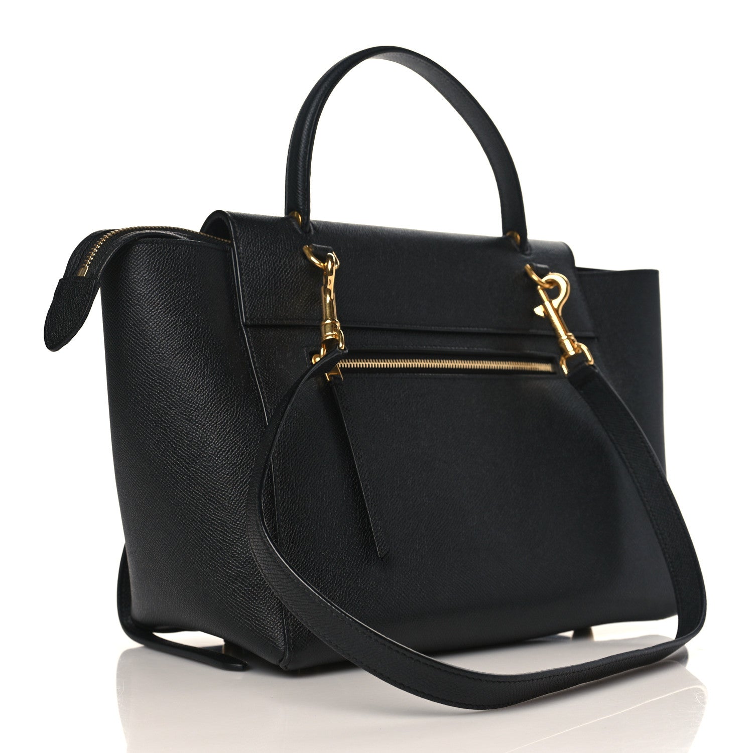 Celine Grained Calfskin Mini Belt Bag Black 3 of 8