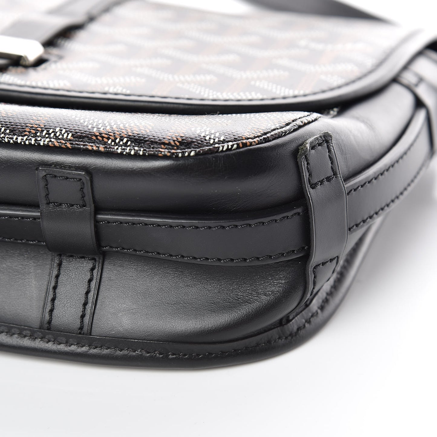Goyardine Belvedere II PM Messenger Bag Black