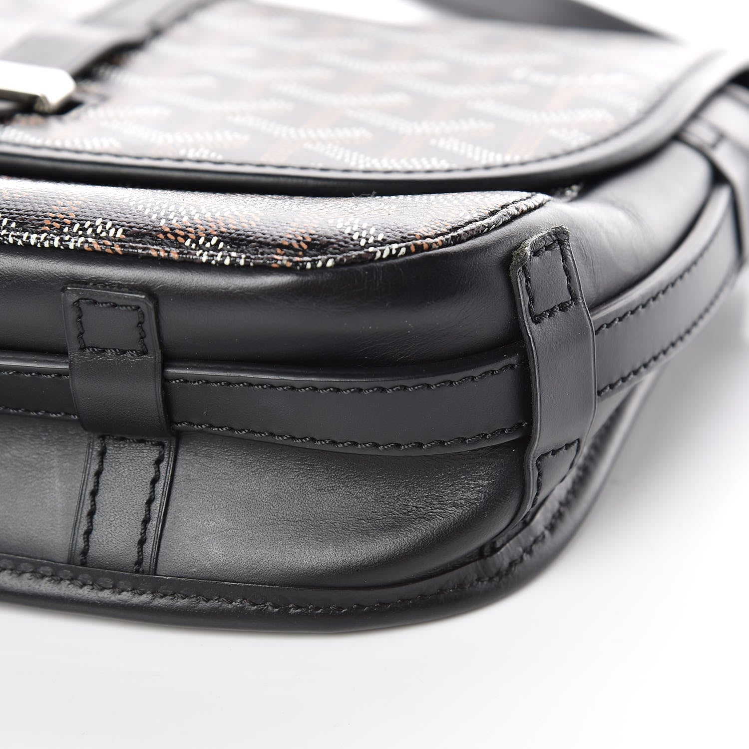 Goyard Goyardine Belvedere II PM Messenger Bag Black 6 of 9