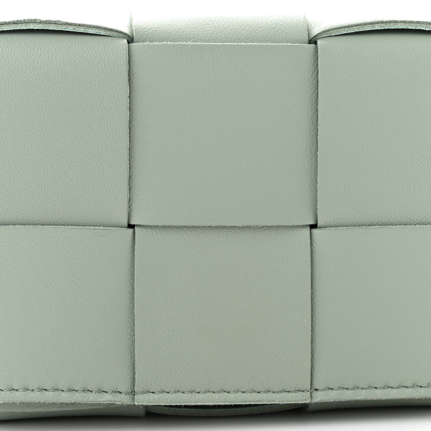 Bottega Veneta Lambskin Maxi Intrecciato Extra Mini Cassette Crossbody Bag New Sauge 7 of 9
