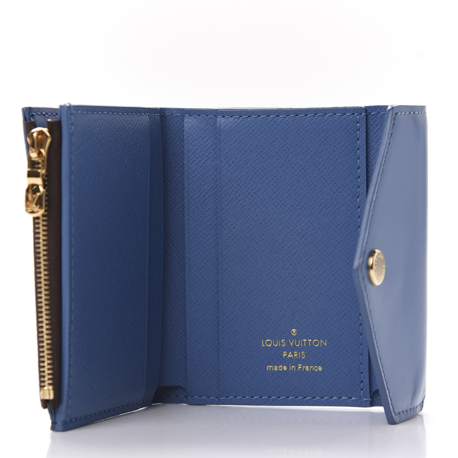 Louis Vuitton Monogram Zoe Wallet Blue Jean 6 of 7