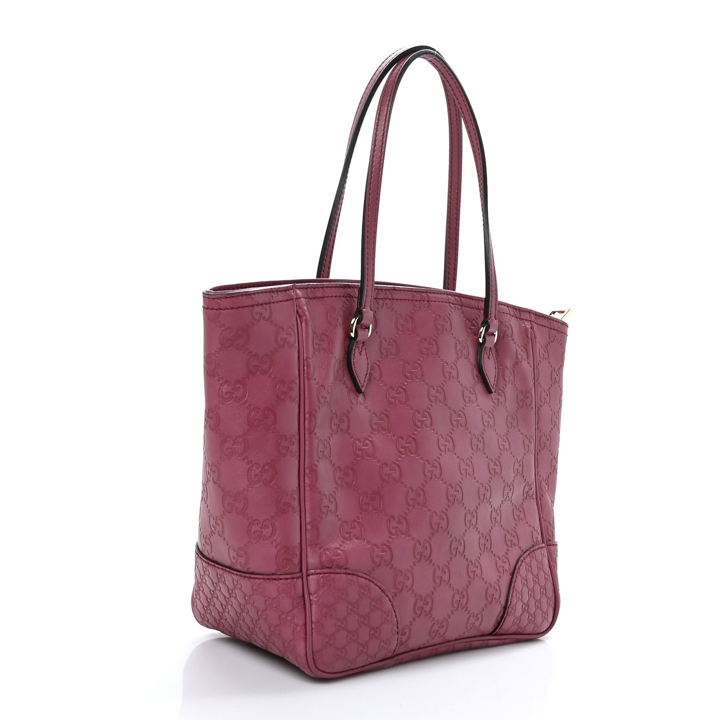 Guccissima Small Bree Zippered Tote Peonia Flower