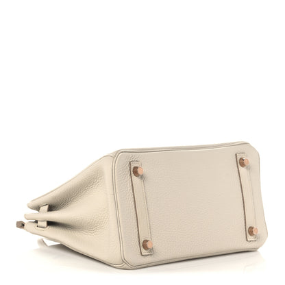 Hermes Togo Birkin 25 Craie 5 of 35