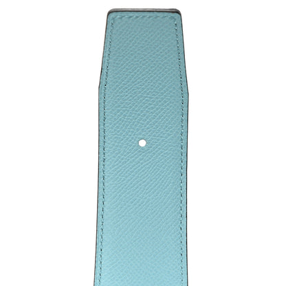 Hermes Epsom 38mm H Belt 110 Bleu Atoll Bleu Indigo 8 of 8