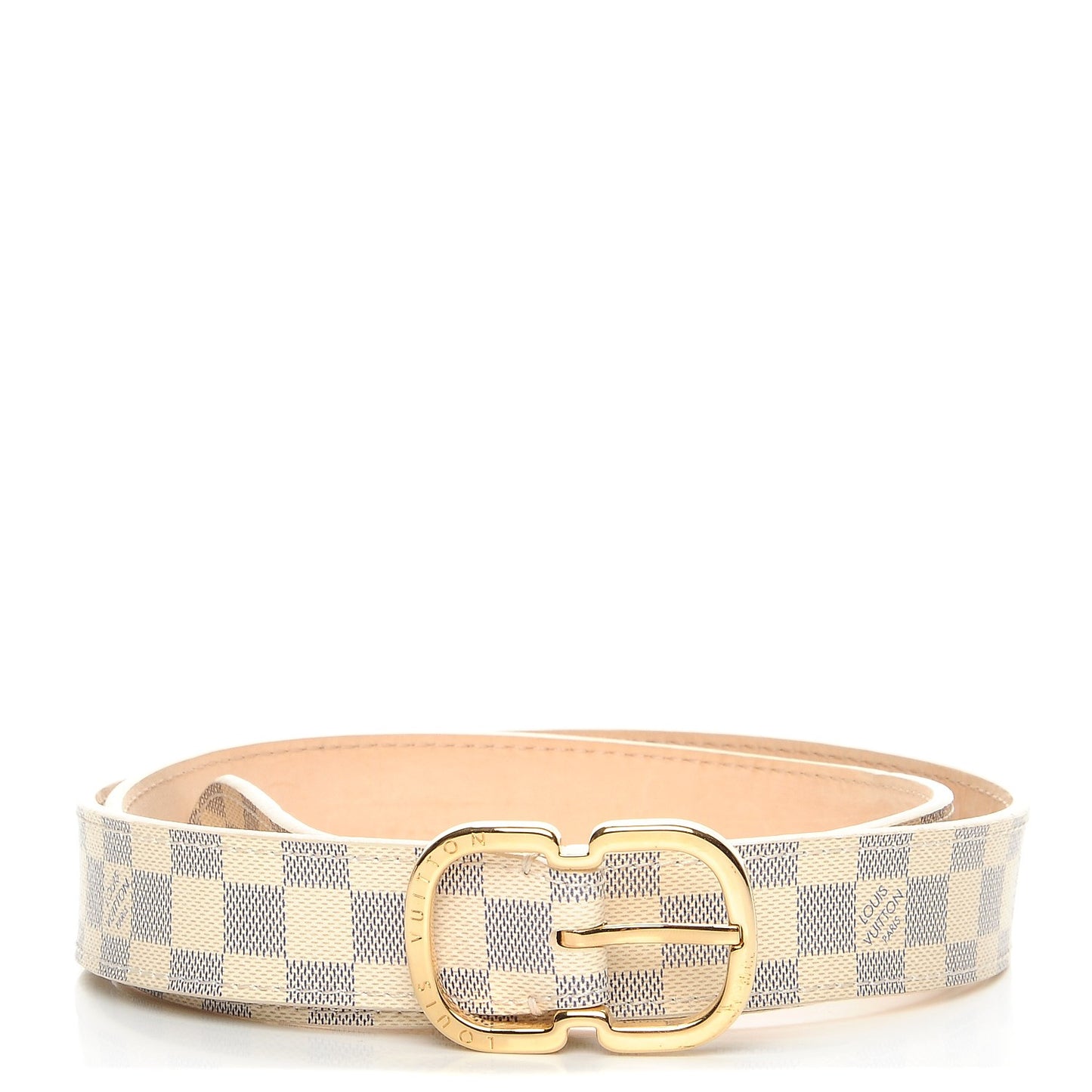Damier Azur 25mm Belt 85 34