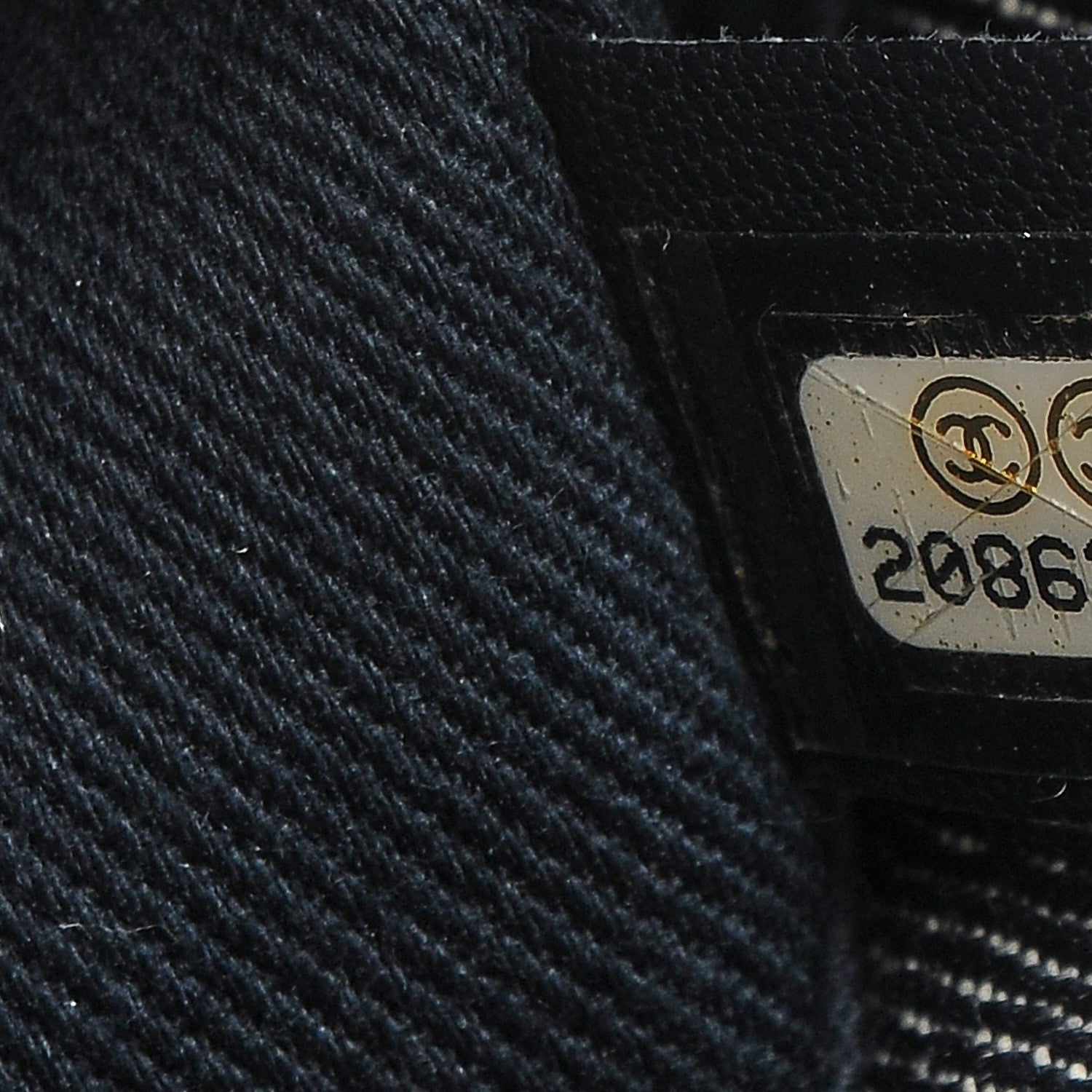 Chanel Denim Large Deauville Tote Dark Blue 7 of 8