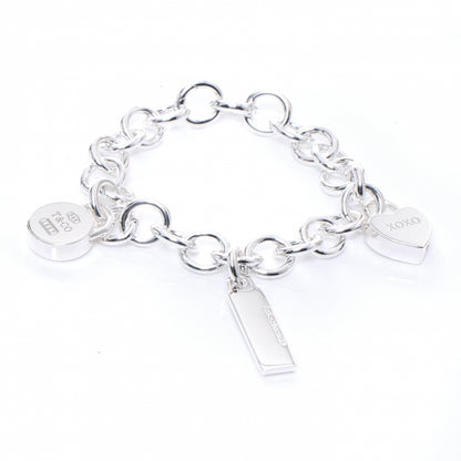 Tiffany Sterling Silver Charm Bracelet 1 of 4