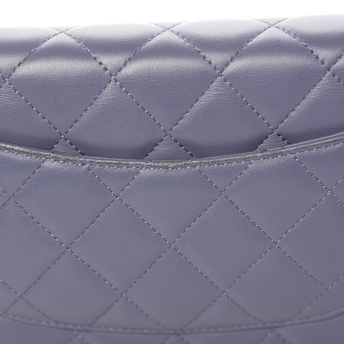 Lambskin Quilted Wallet On Chain WOC Lavender