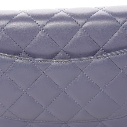 Chanel Lambskin Quilted Wallet On Chain WOC Lavender 12 of 13