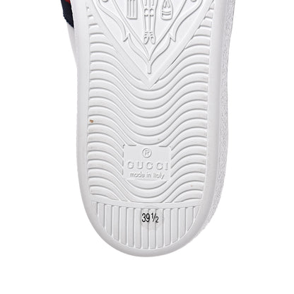 Gucci Calfskin Ayers Blind For Love Embroidered Womens Ace Sneakers 39.5 White 9 of 11