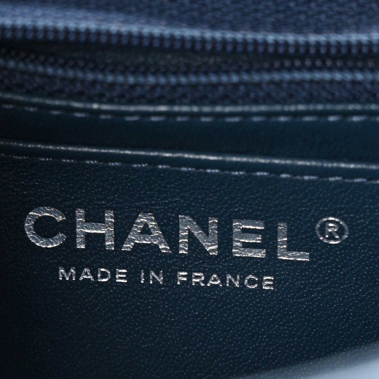 Chanel Lambskin Quilted Mini Square Flap Navy 8 of 11