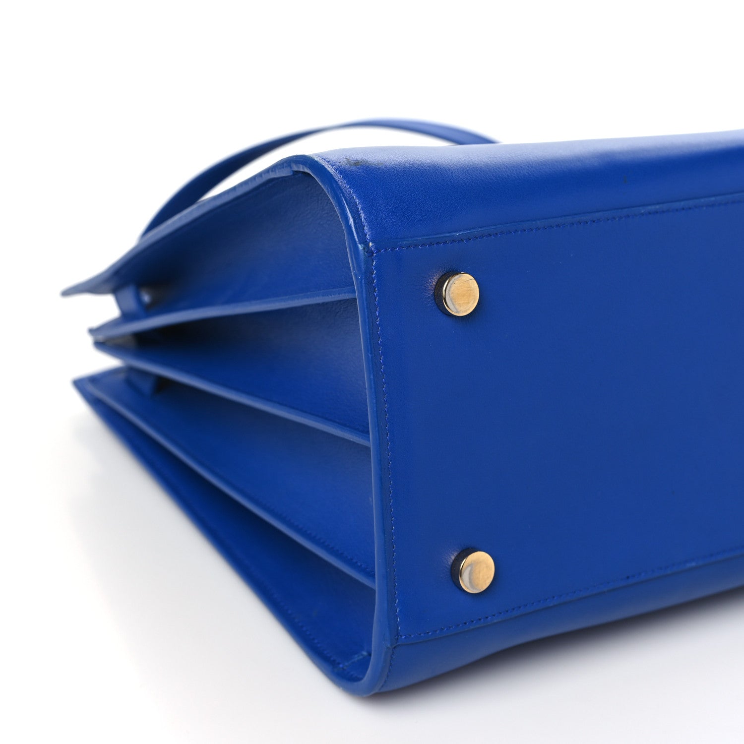 Saint Laurent Calfskin Small Sac De Jour Royal Blue 9 of 11