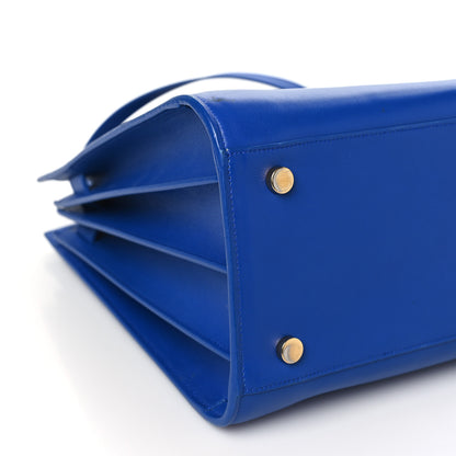 Saint Laurent Calfskin Small Sac De Jour Royal Blue 9 of 11