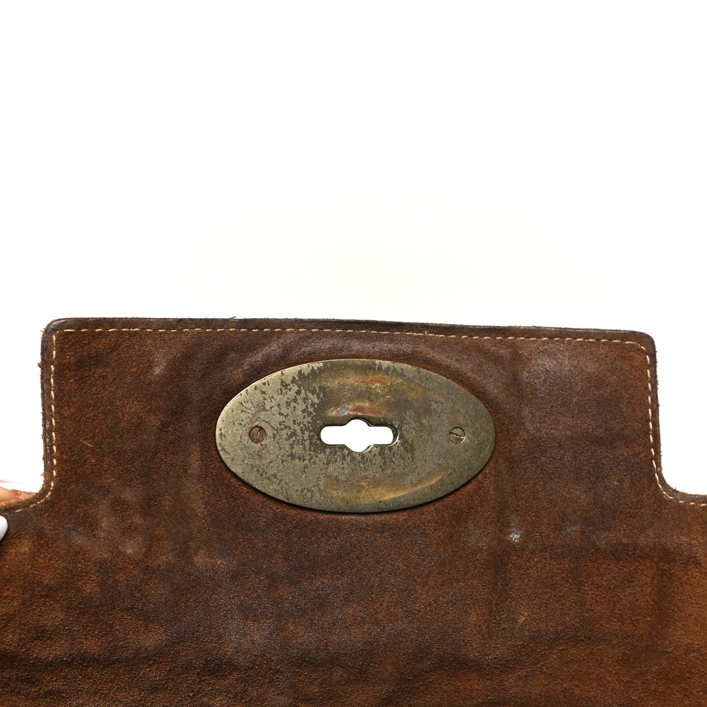 Crocodile Embossed Calfskin East West Bayswater Brown