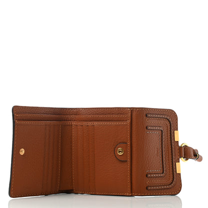Chloe Grained Calfskin Marcie Square Wallet Tan 5 of 8