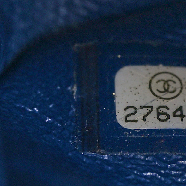 Chanel Denim Quilted Medium Double Flap Blue 7 of 10