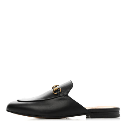 Gucci Calfskin Womens Princetown Slippers 36.5 Black 1 of 9