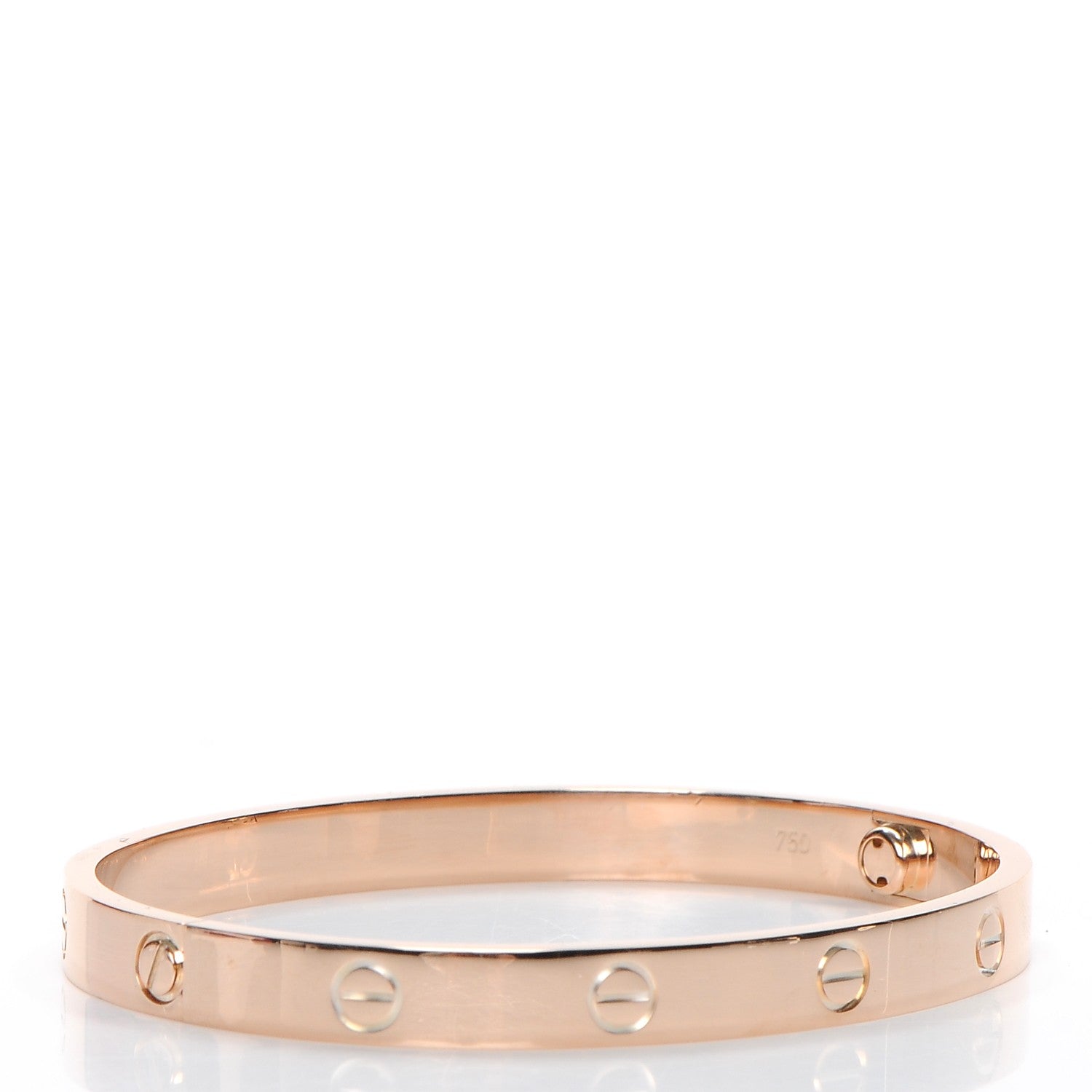 Cartier 18K Pink Gold LOVE Bracelet 18 3 of 7