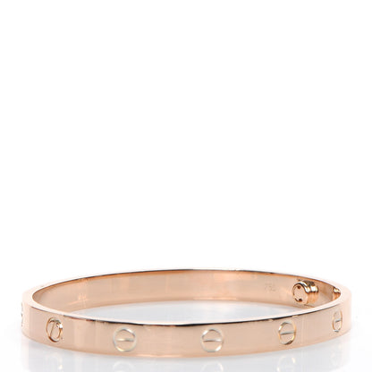 Cartier 18K Pink Gold LOVE Bracelet 18 3 of 7