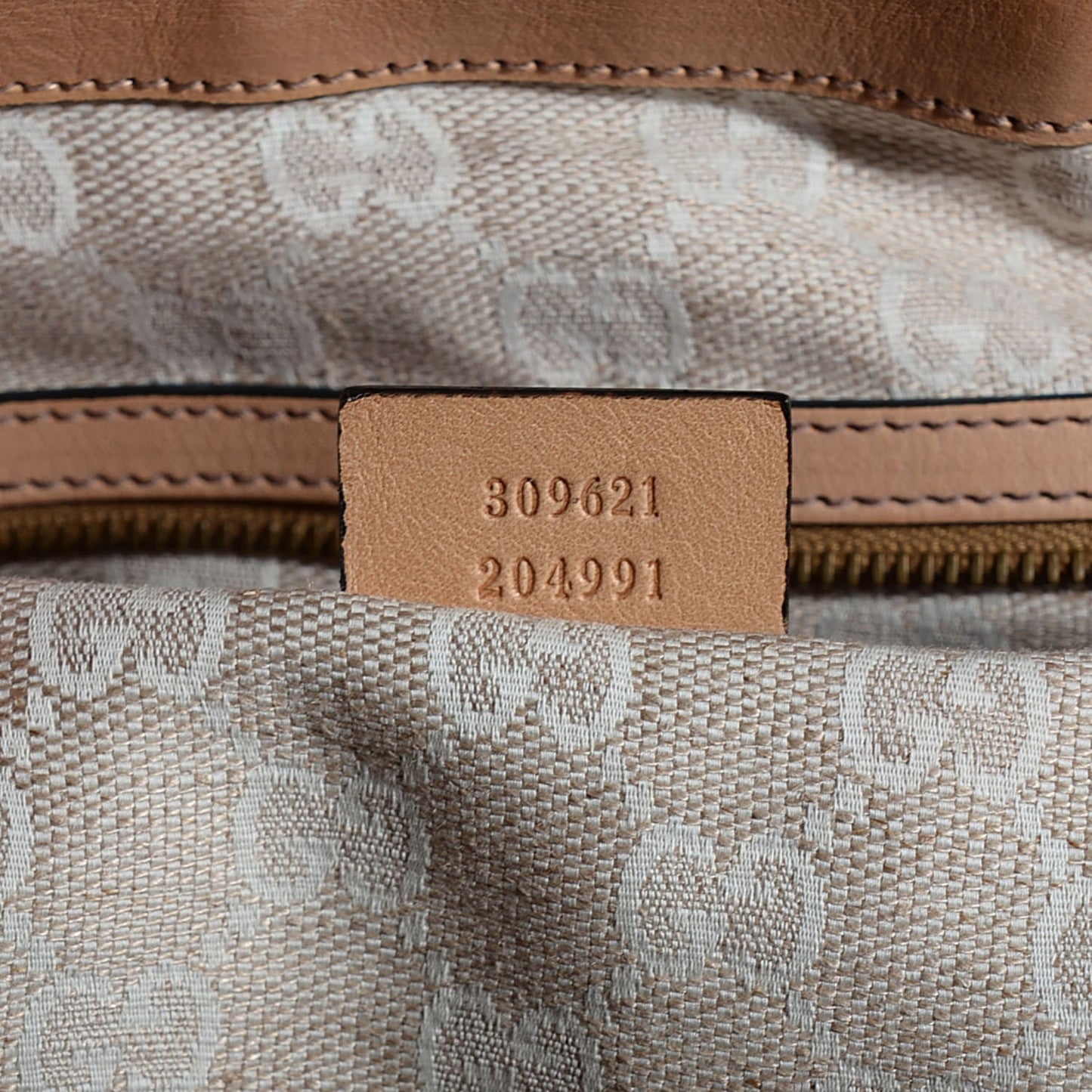 Leather Web Medium Rania Top Handle Bag Khaki