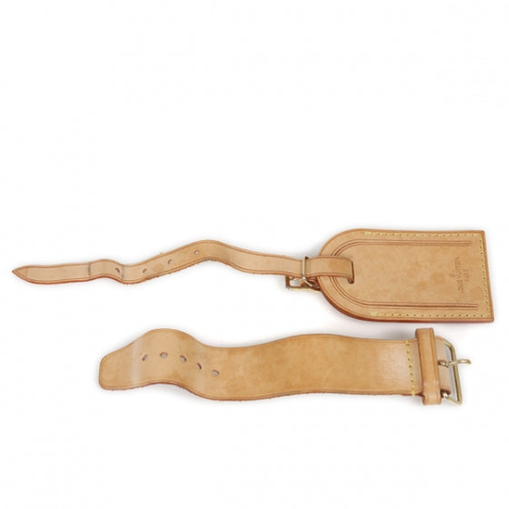 Louis Vuitton Vachetta Leather Luggage Tag and Loop 4 of 6