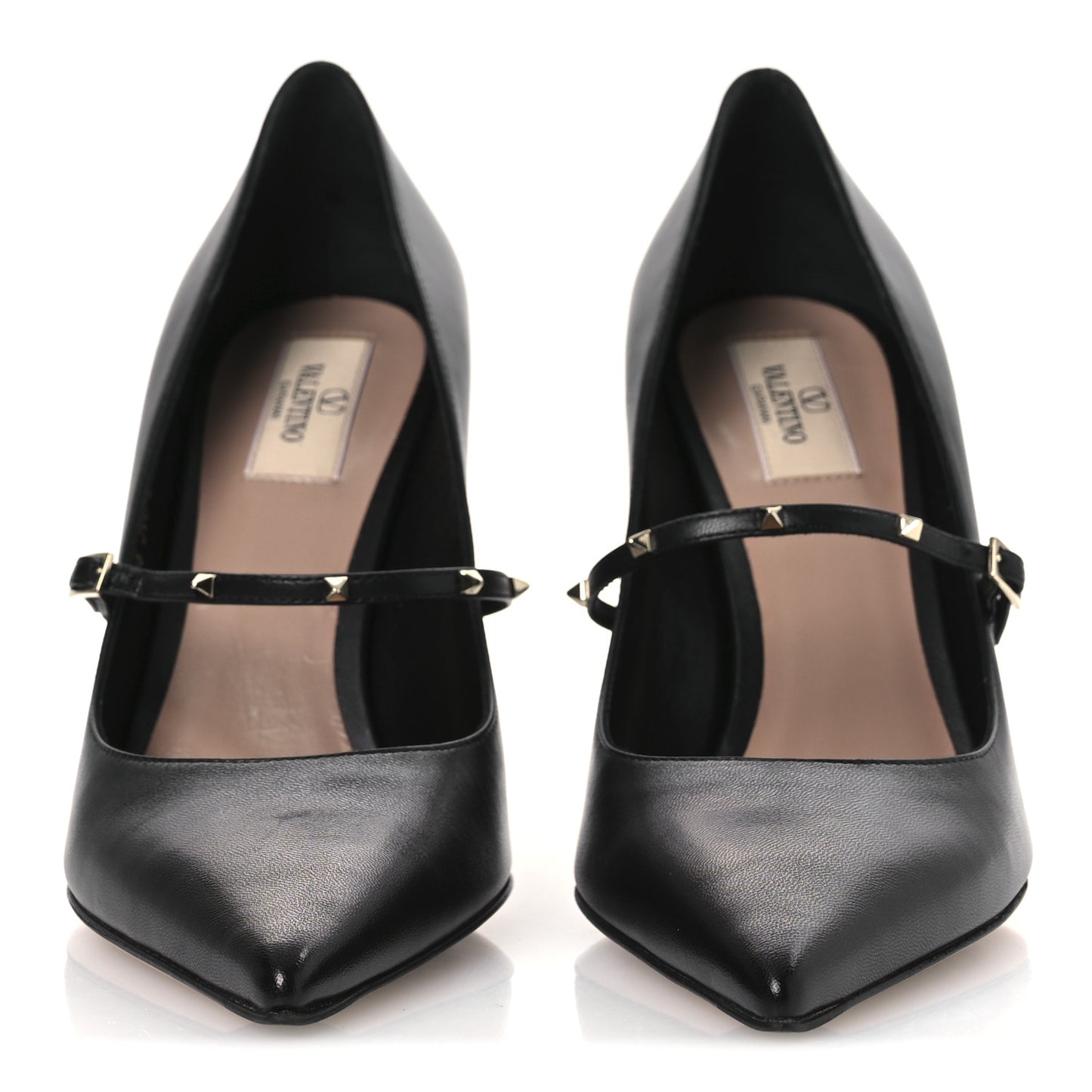 Nappa Rockstud Wispy Mary Jane 100mm Pumps 40 Black