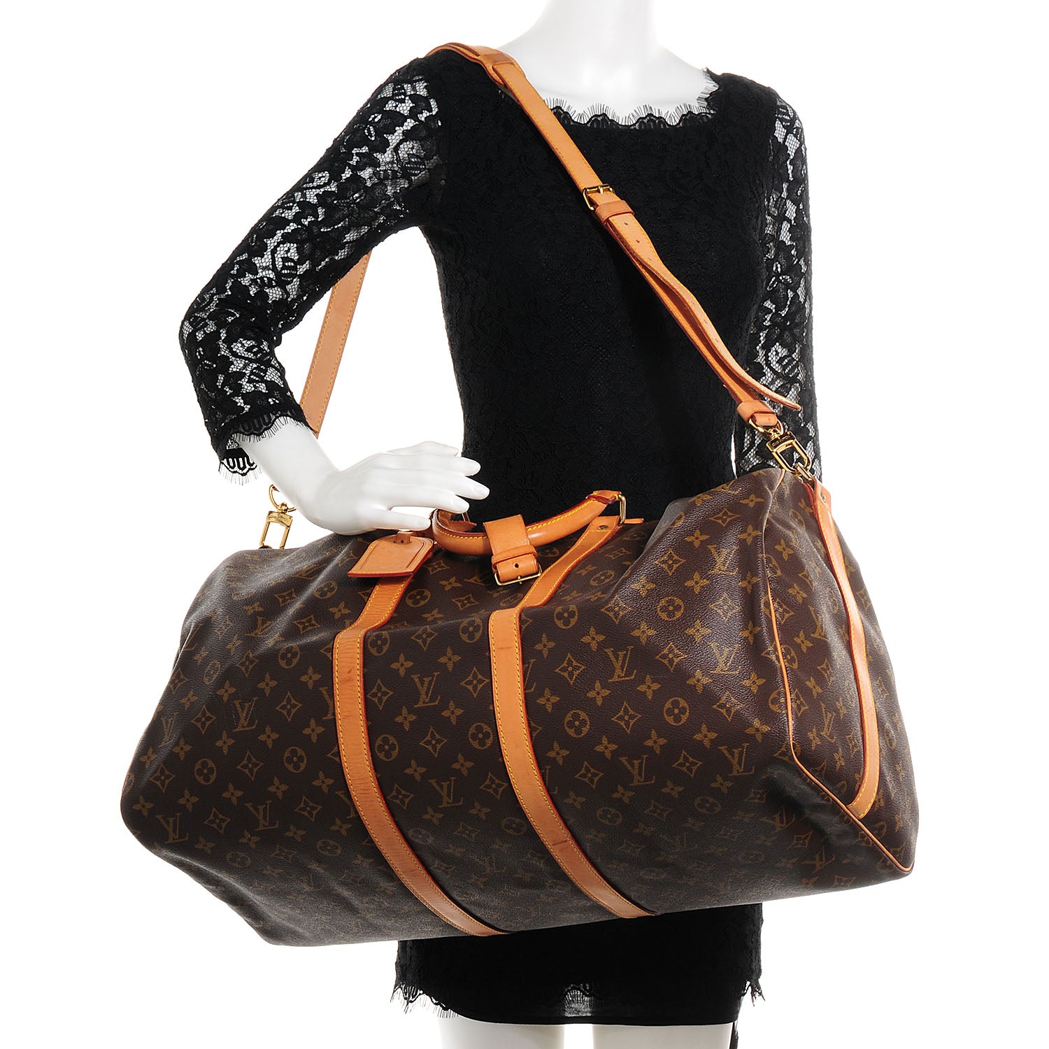 Louis Vuitton Monogram Keepall Bandouliere 55 2 of 7