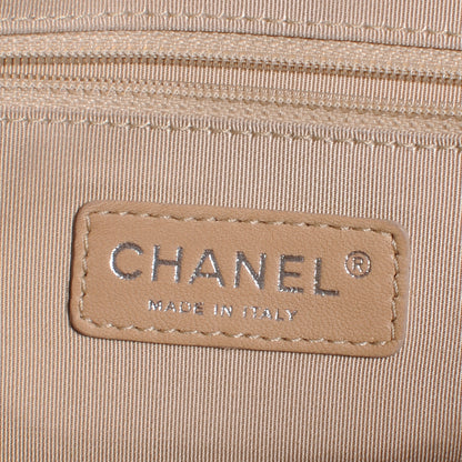 Chanel Caviar Expandable Zip Shoulder Bag White 6 of 7