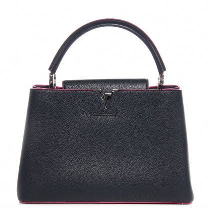 Louis Vuitton Taurillon Capucines MM Cobalt 1 of 9