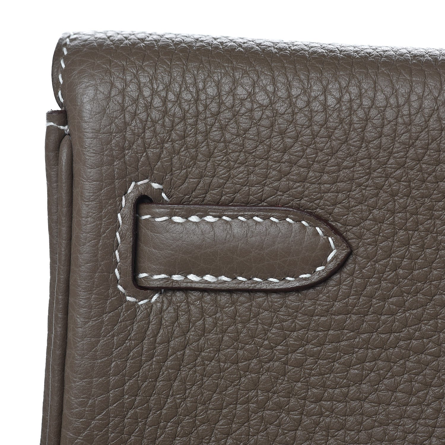 Hermes Taurillon Clemence Kelly Ado Backpack Etoupe 12 of 21