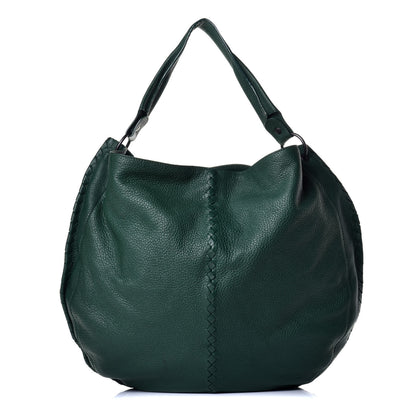 Bottega Veneta Washed Cervo Deerskin Large Hobo Green 1 of 8